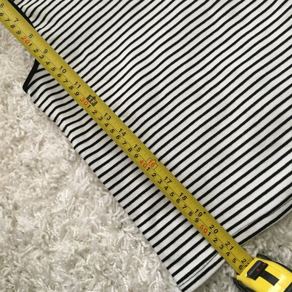 European H&M Black and White Striped Ribbed Tank Top - Picture 8 of 13